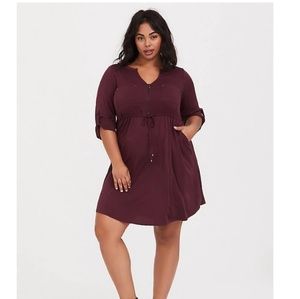 Brand New Merlot colored dress never worn